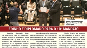 Edinho é diplomado para o 10º Mandato