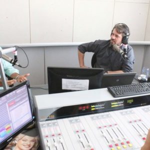 Participei do programa CBN Grandes Lagos aqui na @cbnrp em São José do Rio Preto, com o jornalista Fabricio Carareto